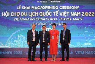 VTTC TRAVEL THAM GIA HỘI CHỢ DU LỊCH QUỐC TẾ VITM 2022